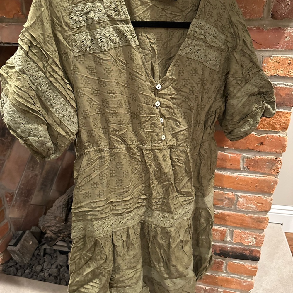 Olive Green Women's Top